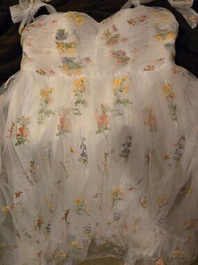 Gorgeous Princess Fairy Chiffon Flowered Gown 2X